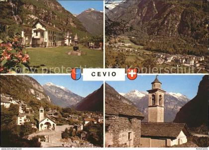 Cevio Ortsansicht Chiesa della Rovana