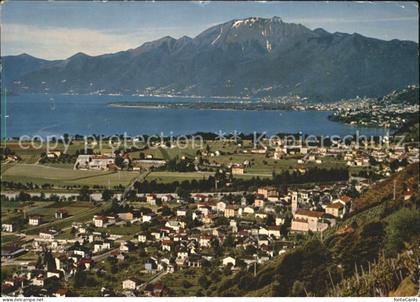 Gordola Tenero Locarno Totalansicht