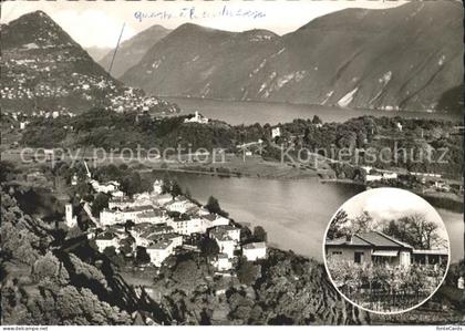 Muzzano Panorama mit Villa del Sole