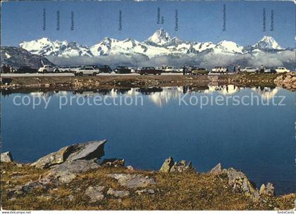 Nufenen Ulrichen Nufenenpass mit Finsteraarhorn
