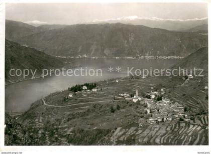 Rovio TI Pension Monte Generoso mit Blick auf die Alpen