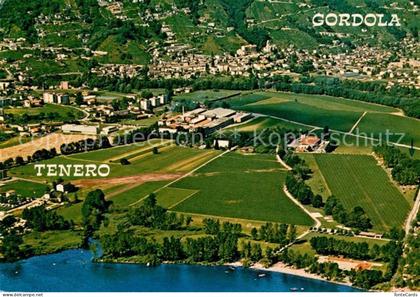 Tenero Fliegeraufnahme Gordola