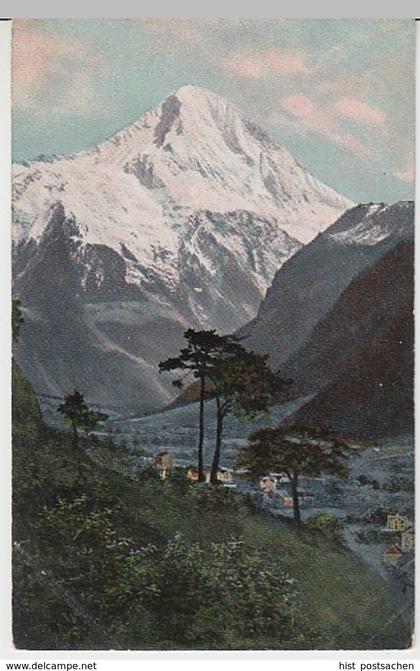 (28181) AK Gotthardbahn, Blick von Erstfeld a. Bristenstock 1900