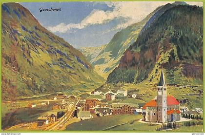 ad5745 - SWITZERLAND Schweitz - Ansichtskarten VINTAGE POSTCARD - Goeschenen