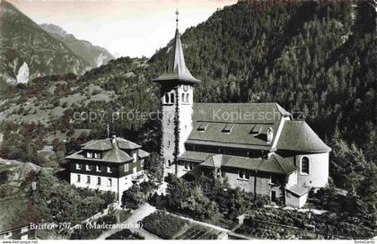 Bristen 797m Maderanertal Maderanerthal Silenen UR Motiv mit Kirche