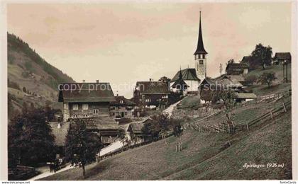 Spiringen UR Teilansicht mit Kirche