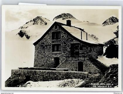 6491 Realp 1934 - Hüttenstempel Rotondo-Hütte - 51425175