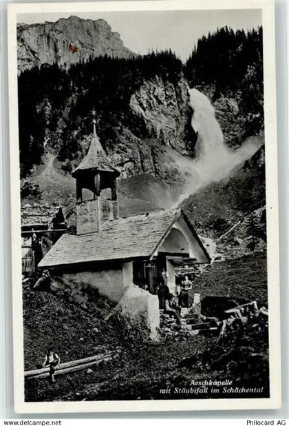 6465 Unterschächen - Stäubifall Schächenfall Aeschikapelle - 39498985