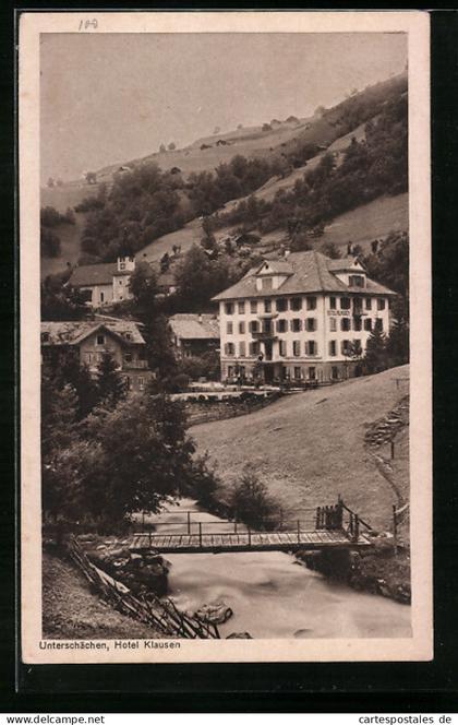 AK Unterschächen, Hotel Klausen