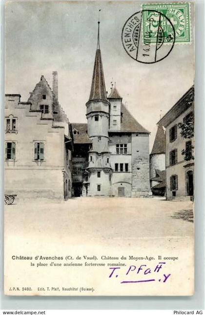 1580 Avenches 1904 - Chateau - 10607009