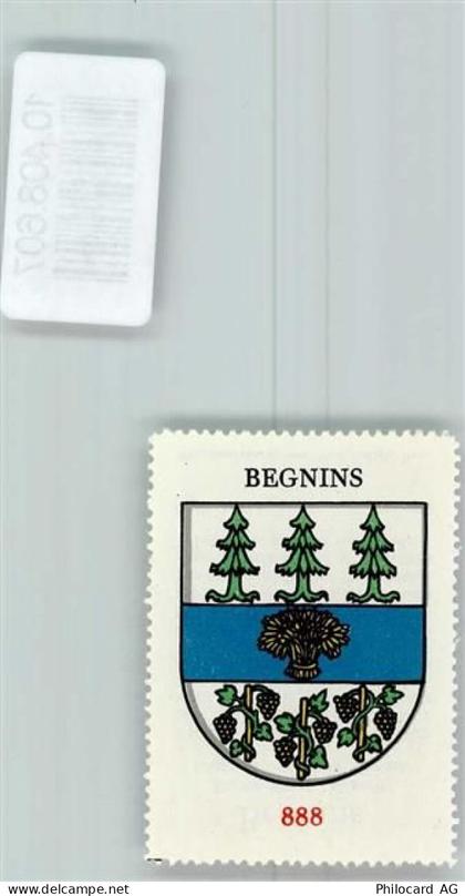 1268 Begnins - Vignette Wappen Kaffee Hag ca 1920-1940 Tannenbaum Garbe ... - 10408607