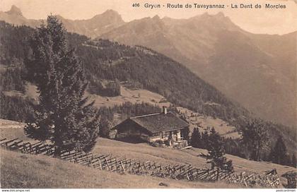 Suisse - Gryon (VD) Route de Taveyannaz La Dent de Morcles L Butner, Phot. Edit. Villars-Chesières