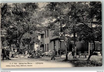 1892 Lavey-les-Bains Privatfoto AK Krankenhaus - 10645225