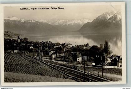 1095 Lutry - Alpen Kirche Gleise - 10586866