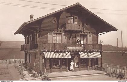 Suisse - MÉZIÈRES (VD) Magasin Stettler Dubois, éditeur de cartes postales