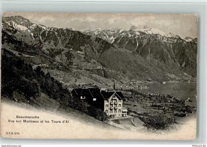 1820 Montreux - Beaumaroche Blick auf Montreux - 10161884