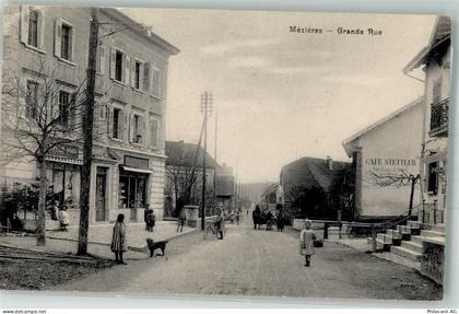 1083 Mézières VD Foto AK Cafe Stettler Grande Rue - 13552289