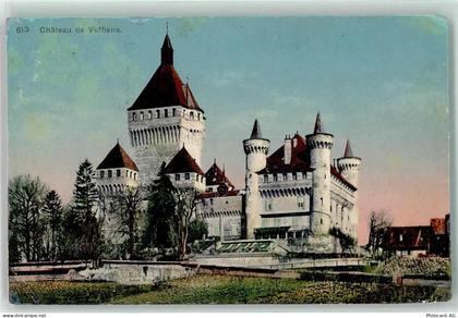 1134 Vufflens-le-Château 1910 Gebrauchsspuren Chateau - 39377574
