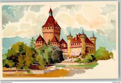 1134 Vufflens-le-Château Lithographie Schloss - 13990362