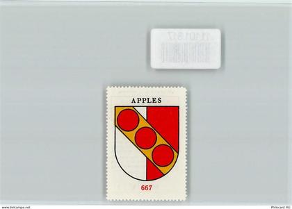 1143 Apples - Vignette Wappen Kaffee Hag ca 1920-1940 Apples - 11101317