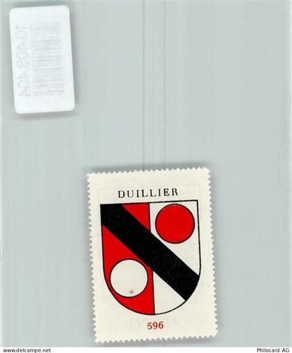 1266 Duillier - Vignette Wappen Kaffee Hag ca 1920-1940 - 10408404