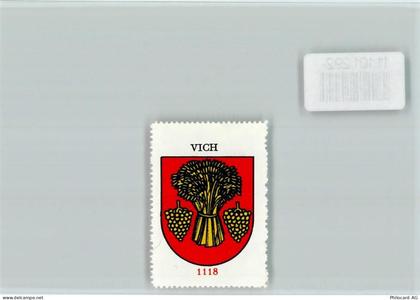 1267 Vich - Vignette Wappen Kaffee Hag ca 1920-1940 Vich - 11101292