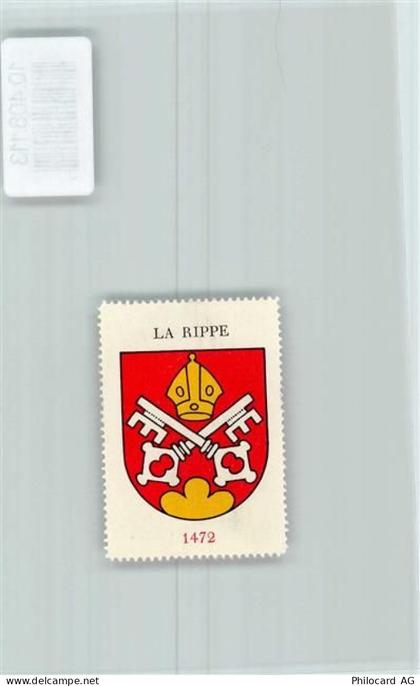 1278 La Rippe - Vignette Wappen Kaffee Hag ca 1920-1940 Schlüssel - 10408113