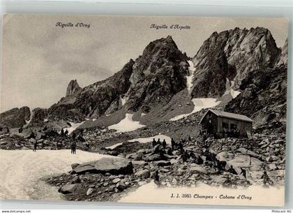 1317 Orny Foto AK Hütte Cabane d'Orny - 38210242