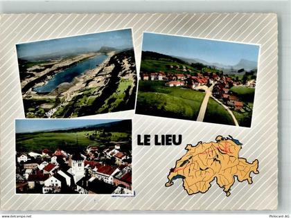 1345 Le Lieu Le Séchey 1966 Foto AK Fliegeraufnahme - 38217246