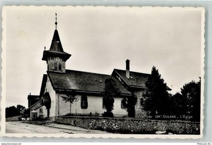 1377 Oulens-sous-Echallens Foto AK Kirche - 39697842