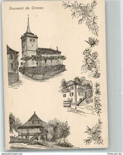 1406 Cronay Künstlerkarte Kirche - 13306101