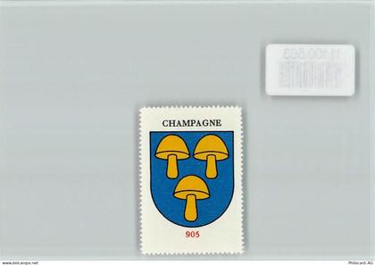 1424 Champagne - Vignette Wappen Kaffee Hag ca 1920-1940 Champagne - 11100563