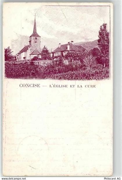 1426 Concise 1899 Lithographie Kirche - 52021588