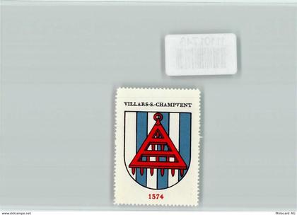 1443 Villars-sous-Champvent - Vignette Wappen Kaffee Hag ca 1920-1940 - 11101746