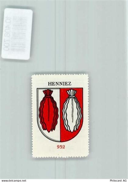 1525 Henniez Treize-Cantons - Vignette Wappen Kaffee Hag ca 1920-1940 Ta... - 10408700