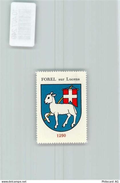 1526 Forel-sur-Lucens - Vignette Wappen Kaffee Hag 1920-1940 Lamm - 10407249