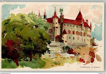 1608 Oron-le-Châtel Lithographie Schloss d'Oron - 13990386