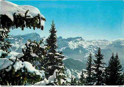 Carte Postale - Suisse - Villars-Chesières - Panorama vu de Villars-Chesières - CPM - Voir Scans Recto-Verso - Poscard -
