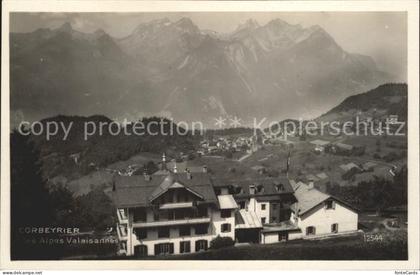 Corbeyrier et les Alpes Valaisannes