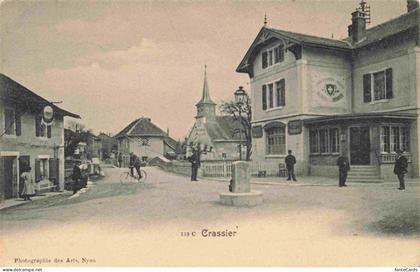 Crassier VD Ortszentrum Kirche