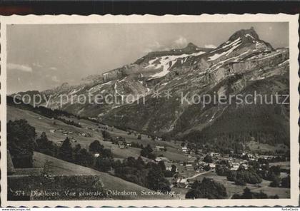 Diablerets Diablerets Les Gesamtansicht mit Oldenhorn