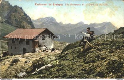 Morcles Restaurant de Bretayes Les Muverans et la Dent de Morcles