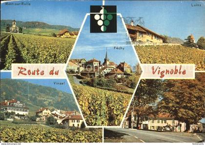 Nyon VD Route du Vignoble Mont sur Rolle Luins Vinzel Gilly Fechy