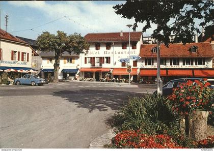 Saint-Cergue Nyon Suisse Der Platz