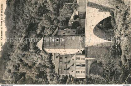 Saint Maurice VS Chateau et Pont de St Maurice
