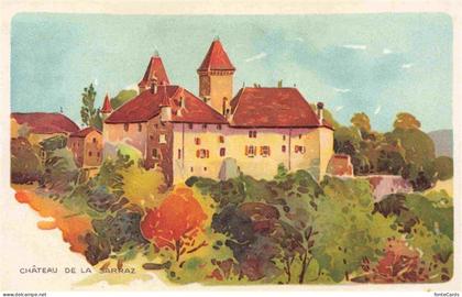 Sarraz La Sarraz Cossonay VD Château Schloss Kuenstlerkarte