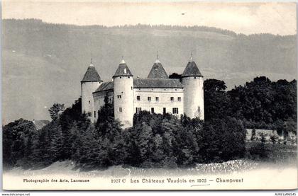 SUISSE VAUD - le chateau de Champvent