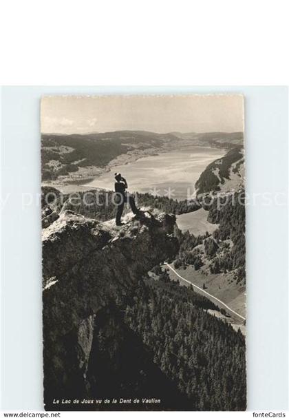 Waadtland Vaud Le Lac de Joux vu de la Dent de Vaulion