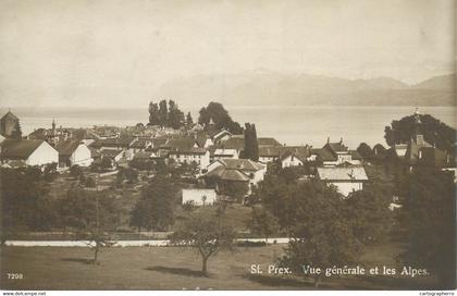 Postcard Switzerland St. Prex apres les Alpes