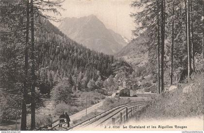 SUISSE - Finhaut - Châtelard - Aiguilles Rouges - Voie ferée - Animé - CPA